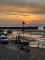 View of sunrise from our flat in Folkestone